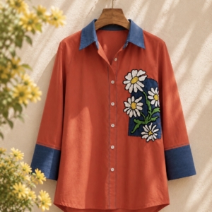 Scarlet Daisy Shirt