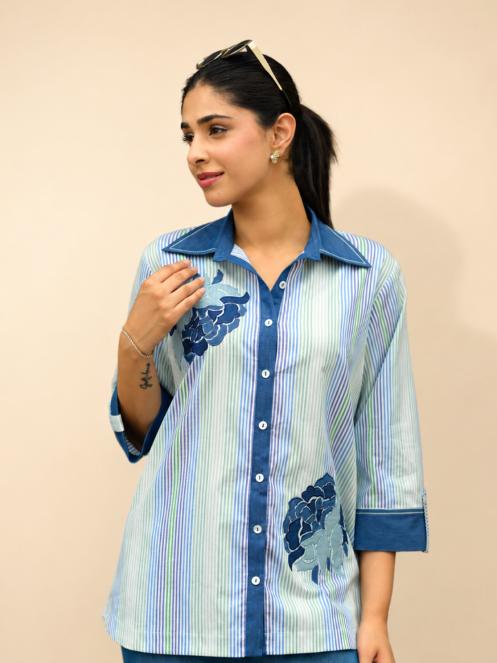 Coastal Bloom Flora Shirt