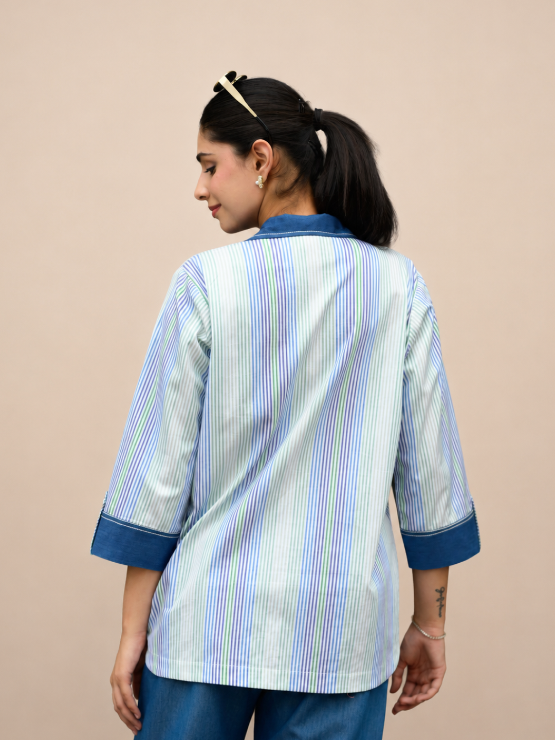 Coastal Bloom Flora Shirt – detail 5