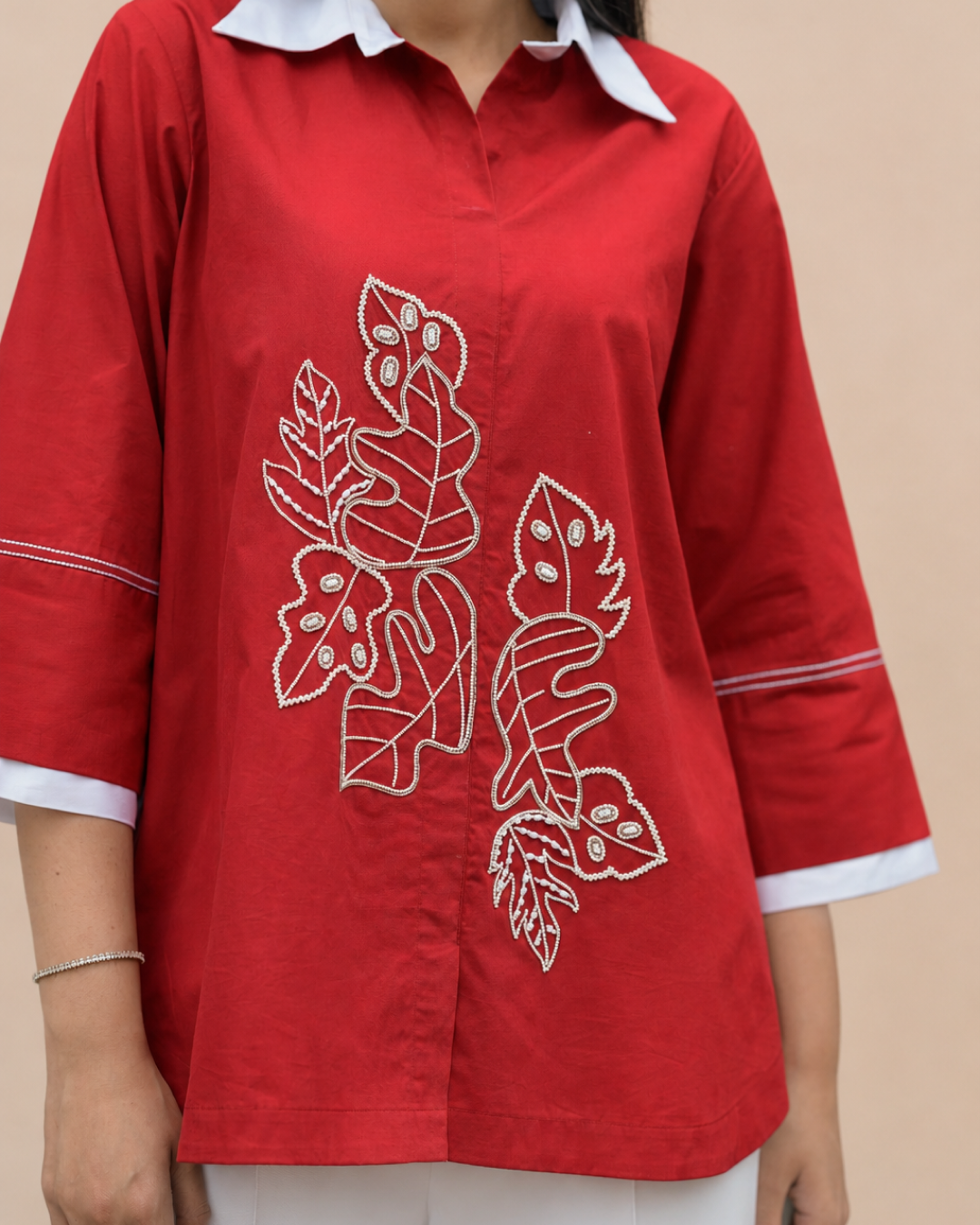 Crimson Vine Shirt - Image 2