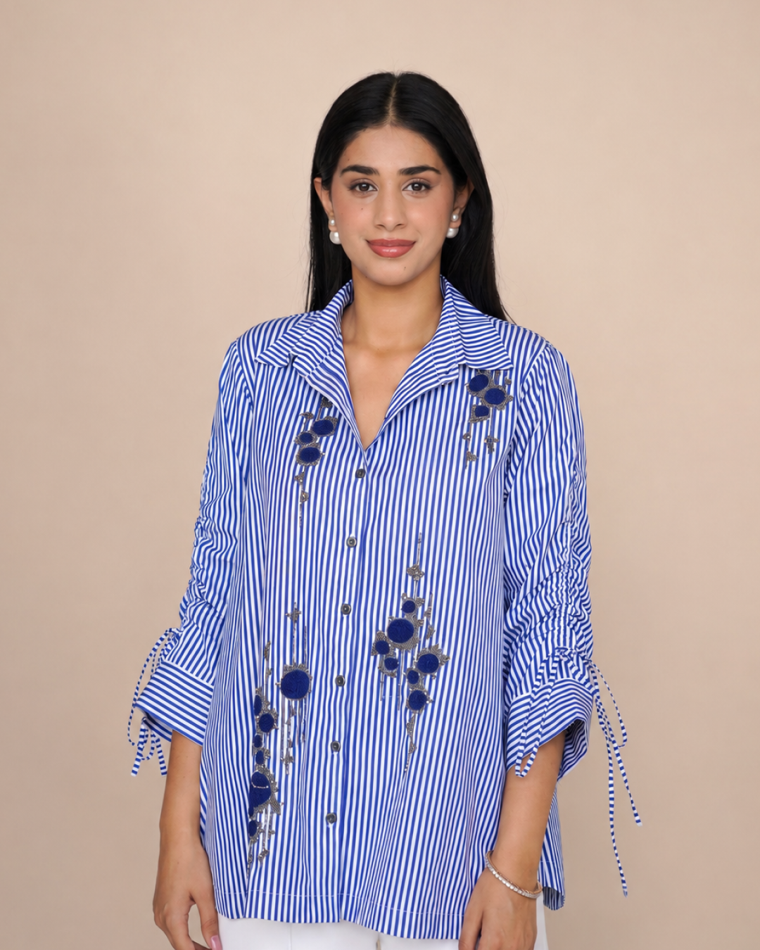 Bluebell French Knot Shirt
