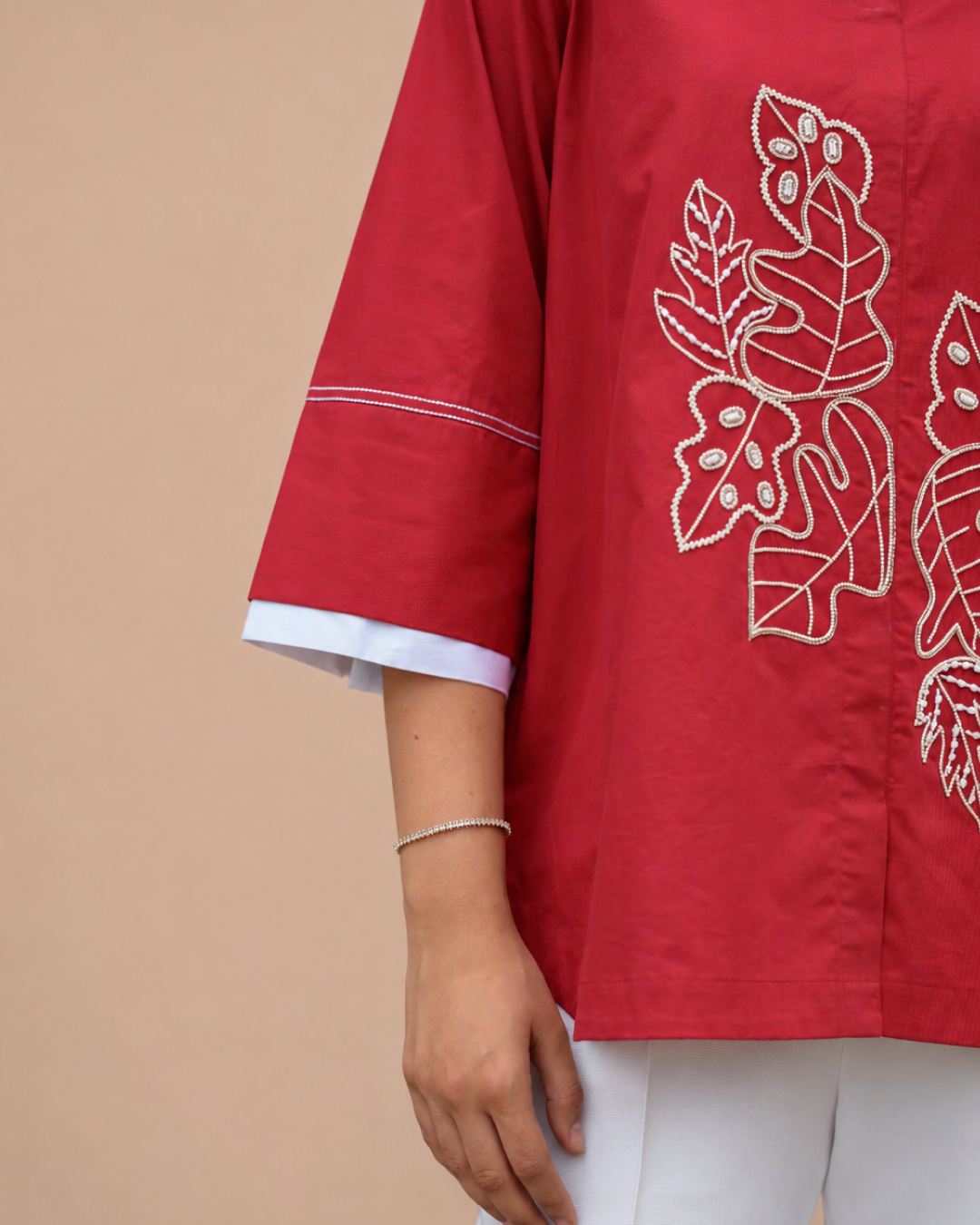 Crimson Vine Shirt - Image 3