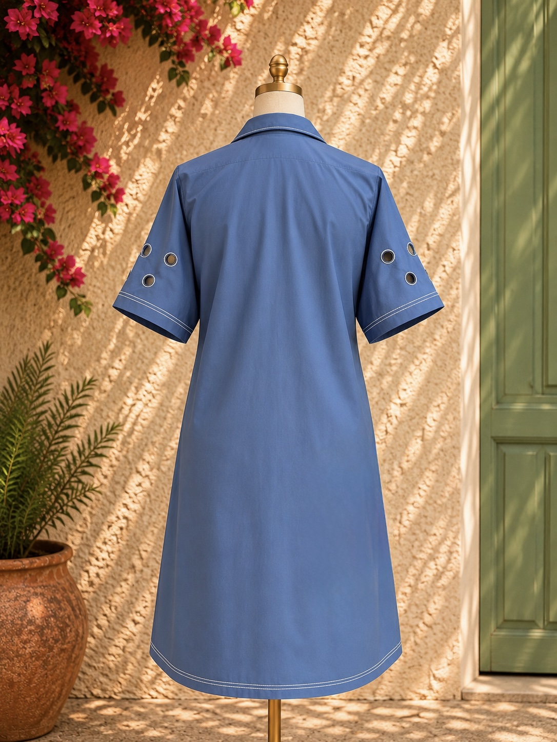 Slate Blossom Dress – detail 4