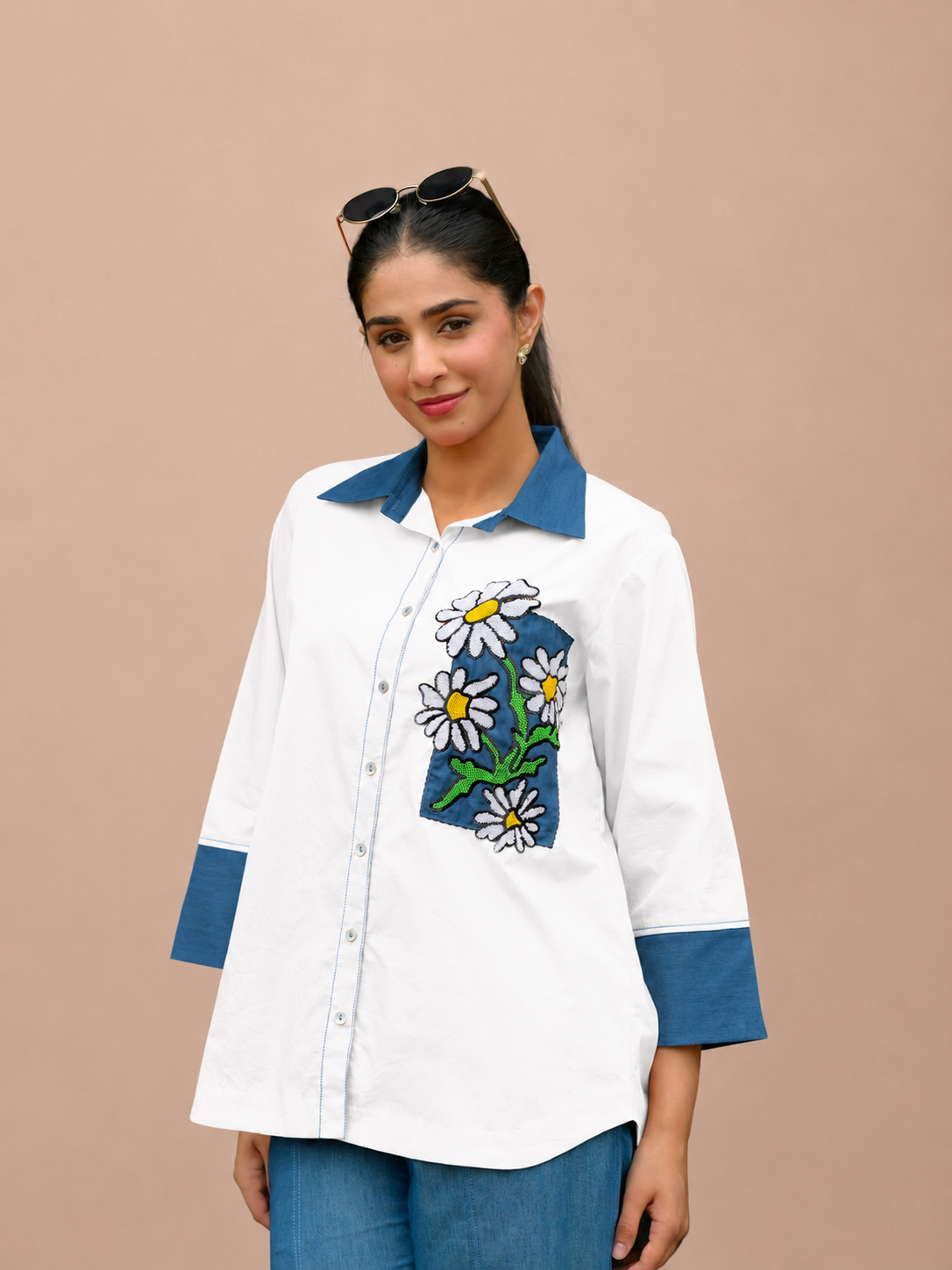 Ivory Daisy Shirt